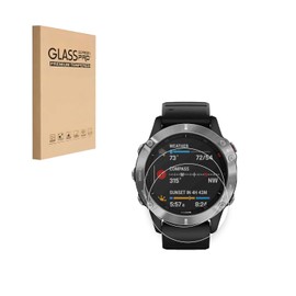 HYGMOCC [2 Pack] Screen Protector Designed for Garmin Fenix 6/6 Pro, High Definition Watch Screen Protector, 9H Hardness, Anti-scratch, Touch Sensitive, Drop-protection