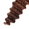 AiPliantfis Human Hair Bundles Brown Wefts Real Hair Deep Wave