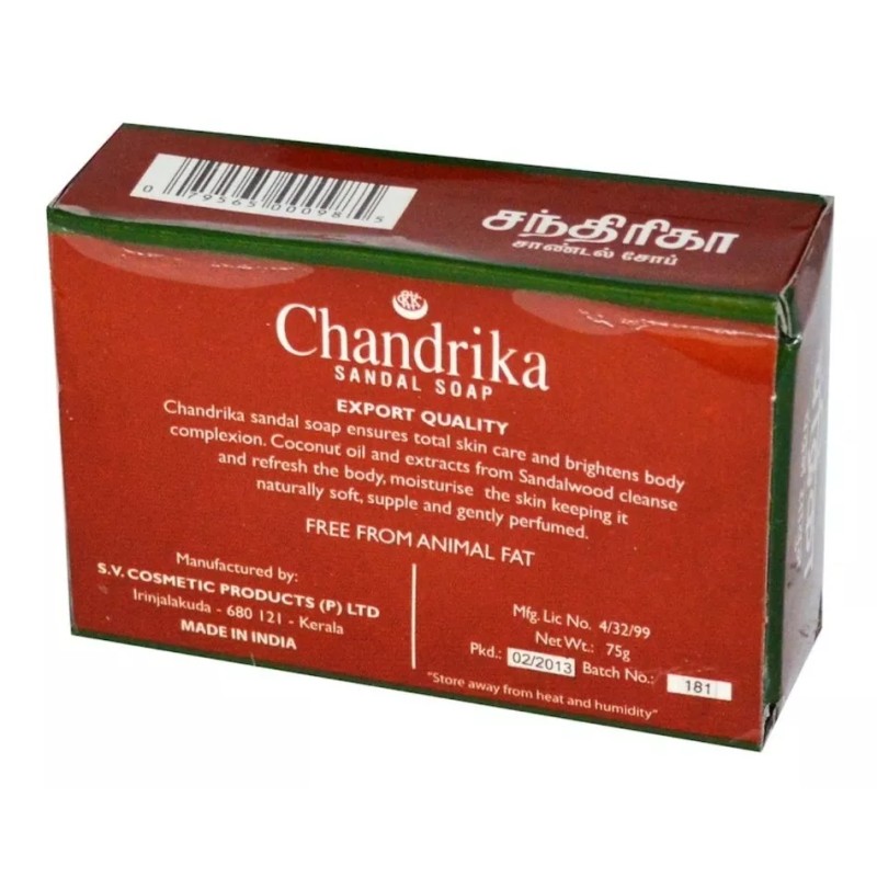 Chandrika 8 Jabón Chandrika Jabón Sandalia Sándalo Aceite De Coco