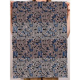 CENTRAL 23 All Occasion Wrapping Paper - 6 Sheets Of Gift Wrap - Abstract Doodles - Birthday Wrapping Paper For Women - Wedding Anniversary Christmas - Recyclable