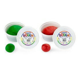 Hygloss Dough, 2-Pack Red and Green Modeling Dough Set, Non-Toxic Modelling Compound for Arts & Crafts, Learn, 3-lb. Red and 3-lb. Green, 6 Pounds Total