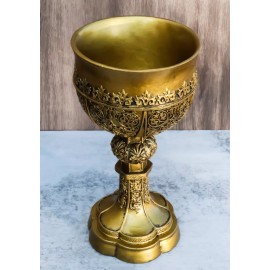Ebros Merlin's Holy Grail The Golden Cup Of Life Chalice Ceremonial Cup Arthur