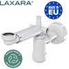 LAXARA Telescopic Siphon for Sink - 1 1/4 Inch Space-Saving