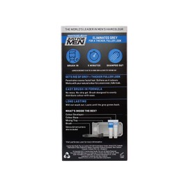 Just For Men Moustache & Beard, Beard Dye For Grey Hair With Brush Included, Eliminates Grey For A Thicker & Fuller Look - Colour: Medium Brown, M-35