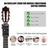Guitars Akkord-Lernkarten passend für alle Gitarren, Fantastische Karten zum schnellen