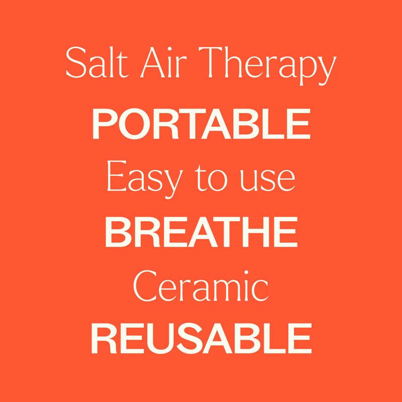 Plant Therapy Pink Himalayan Salt Inhaler w/Pink Himalayan Crystal Salt,