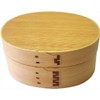 Ichihara Woodworking 4971421120324 Magewappa Lunch Box, Oval Shaped, 6.5 x
