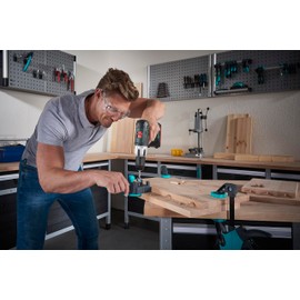 wolfcraft 8621000 "Making Dowel Connections" Project Set for Perfect Fit, Stable Corner, T and Surface Connections with Diameter 8 mm Dowels