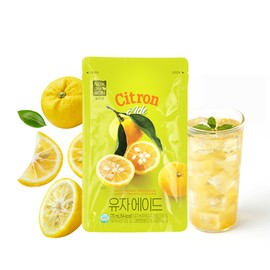 [Nokchawon] Citronade Pouches 10 Packs – Sweet and Tangy Korean Yuzu Iced Fruit Tea, Korean drink, 1,700g (59.97oz)