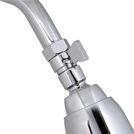 VOANZO Water Flow Control Valve, Brass G1/2 Standard Connection for Hand Shower, Adjustable Water Pressure, Shut-Off