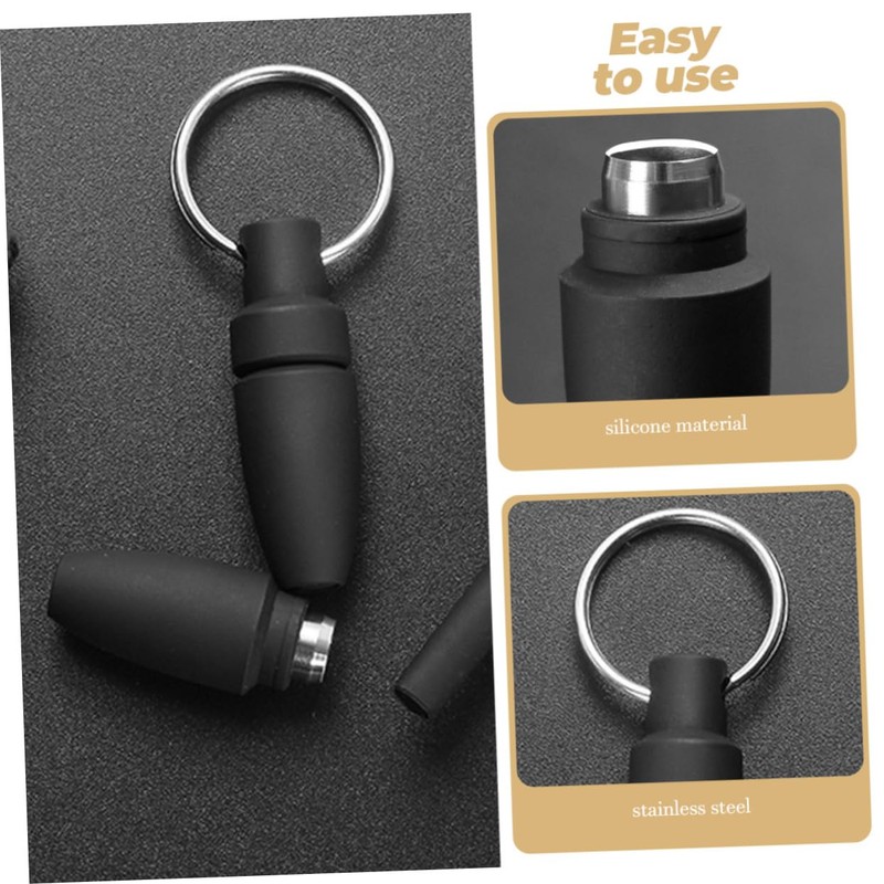 Baluue 2pcs Smoking Essential Keychain Puncher Hole Opening Tool Mini