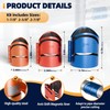 ZhouDaShu Pro Pipe Cutting Guide Kit, Metal Pipes Saddle Template