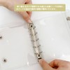 Seal Notebook, A6 Size, Clear Binder with 20 Refills, Transparent,