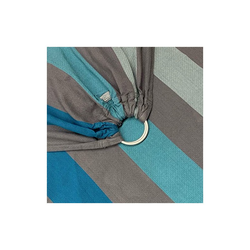 Hoppediz Ring-Sling Baby Sling from Birth, 100% Cotton Tested for
