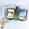 XYQHOAC Resin Picture Frame Mold Silicone Double Photo Frame Molds