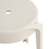18 Inch Plastic Stack Stool (Set of 6) - Round