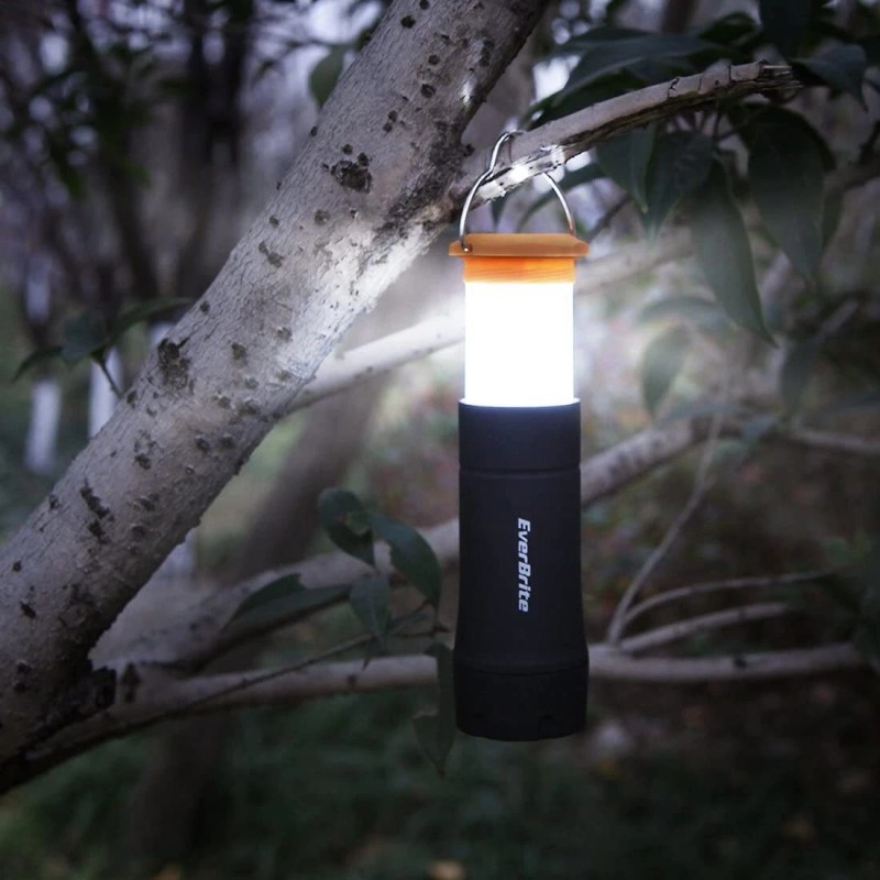 EverBrite 2 Packs 2-in-1 Mini Lanterns Flashlights 3 Modes LED