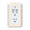 Multi Plug Outlet, USB Wall Charger, Surge Protector, 7 Outlet