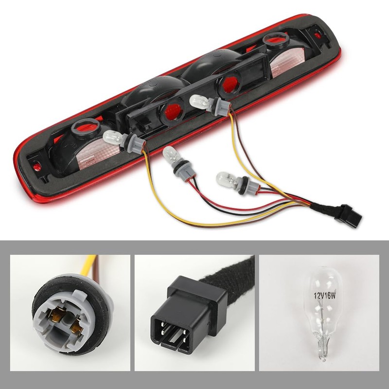 G-PLUS High Mount 3rd Brake Light w/Bulb Compatible with 1999-2006