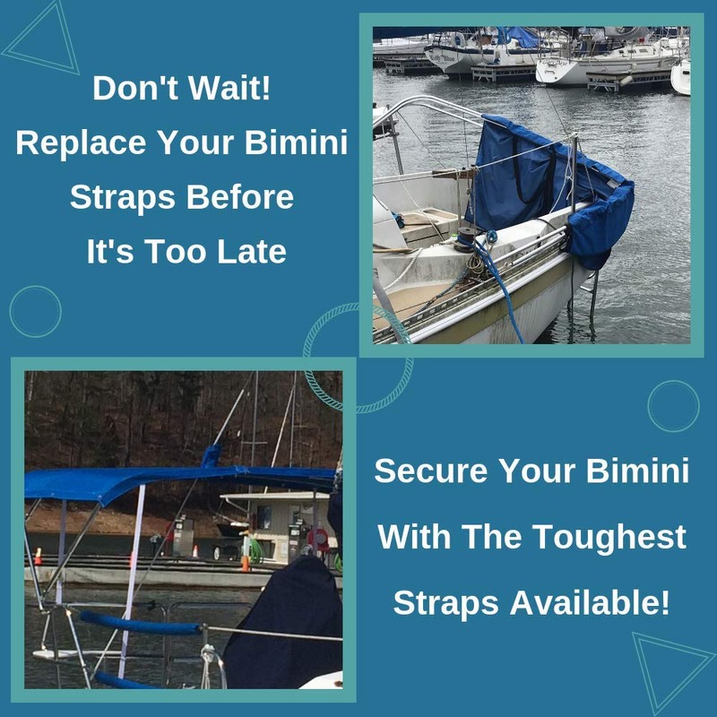 EZ-Xtend Premium Pontoon Boat Canopy and Bimini Top Strap with