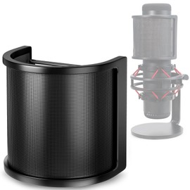 HyperX QuadCast Pop Screen - Microphone Pop Protection Wind Protection for HyperX QuadCast, HyperX QuadCast S & HyperX ProCast Pop Filter Sound Insulation Reduce Background Noise from YOUSHARES