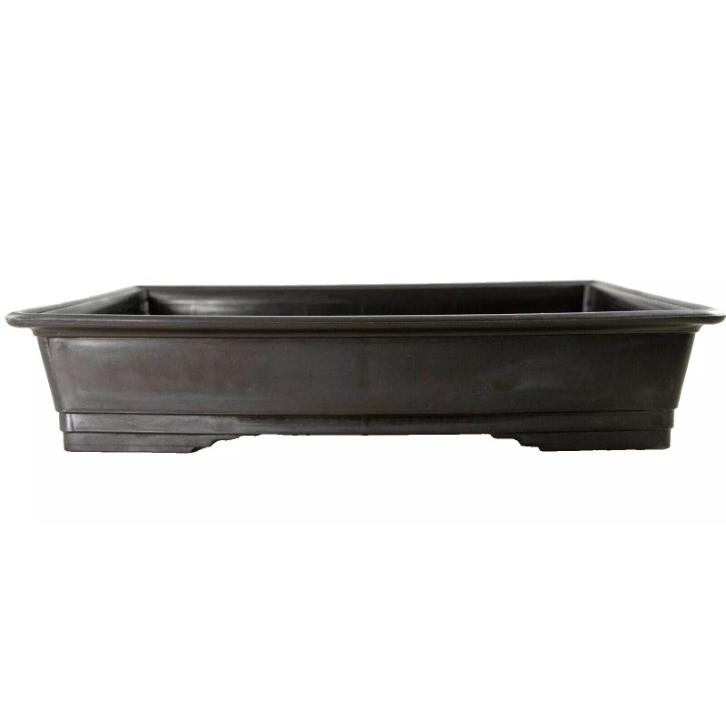 Yubonzai 2 Mix Japanese Plastic Bonsai Training Pot, Cactus &