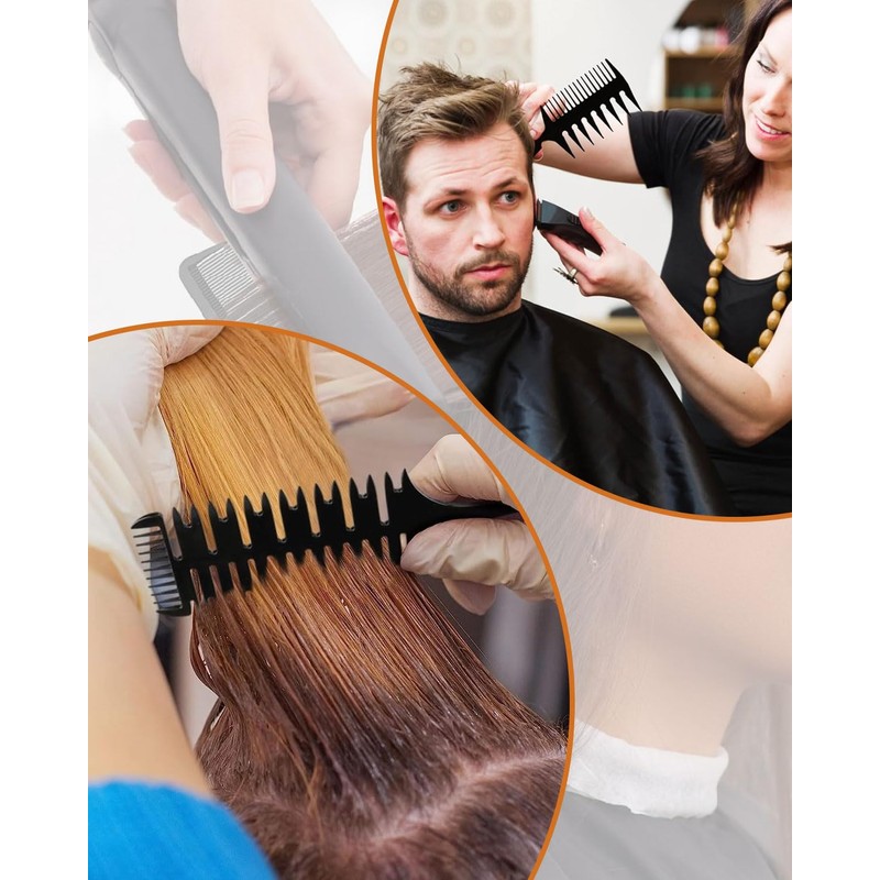 KGDUYC 3-in-1 Plastic Combs Detangling Wide Tooth Comb Antistatic Hair