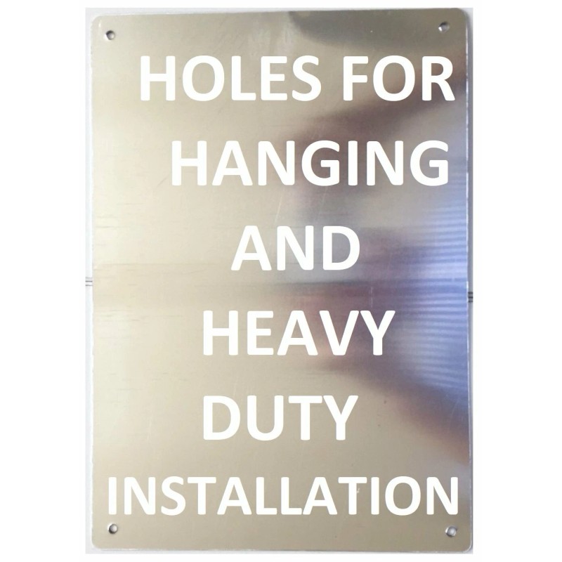 BUILDINGSIGNS.COM Food Allergies Sign (Aluminium-Rus