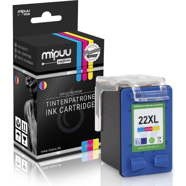 Mipuu Ink compatible with HP 22XL 22 XL C9352CE colour