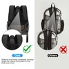 HEEYA Clear Backpack Heavy Duty Transparent Backpack for Security, Sports,