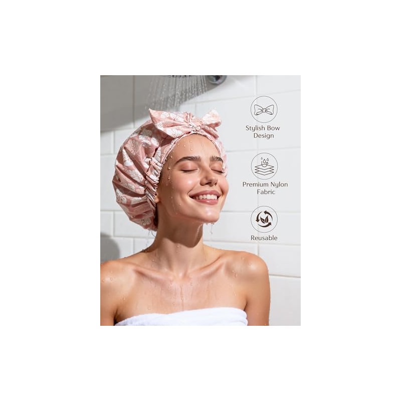 YANIBEST Gorro De Ducha Antideslizante De Lujo Yanibest Para Mujer