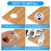 uxcell 1-1/8 Inch Cabinet Locks with Key, 3 Pack Cam