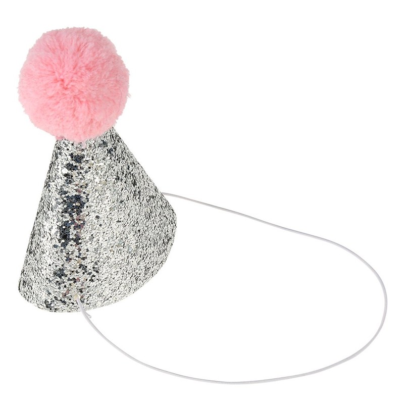 Qiilu Cute Pet Cat Dog Birthday Bowknot Party Costume Hat