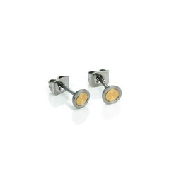 Boccia Women's Stud Earring Titanium Bico Sat 054102