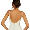 Simple Summer Beach Pearl Bead Back Chain for Backless Dress
