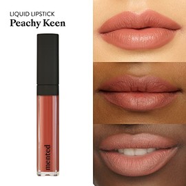 Mented Lápiz Labial Líquido De Cosméticos - Lápiz Labial Vegano - Lápiz Labial Rojo Mate Para Mujeres - Lápiz Labial De Larga Duración - Lápiz Labial Rojo De Larga Du Mezcla Cálida De Melocotón 0,2