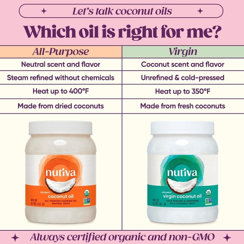 Nutiva, Oil Coconut Extra Virgin Organic, 54 Fl Oz