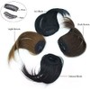 Air Side Bangs Clip in Human Hair Bangs Straight Clip