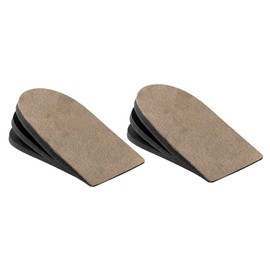 Outanaya Height Increase Insoles 2pcs Supple Heel Lift Pads Sports Cushion Inserts for Men Women Discreet Design for Enhanced Comfort and Shock Absorption