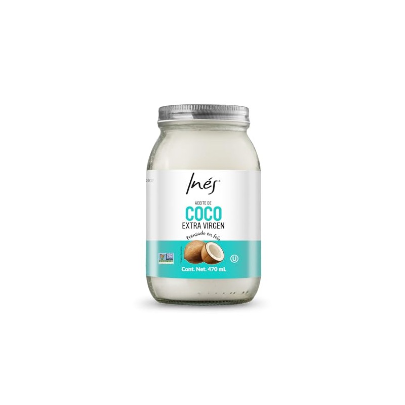 Aceite de Coco Inés Extra Virgen, 470 ML