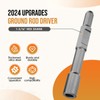 Ground Rod Driver for Hex Shank, Rotary Hammer Drill for