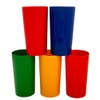 Vasos de Plástico Reutilizables, 400ml, Apilables, Aptos para Microondas y