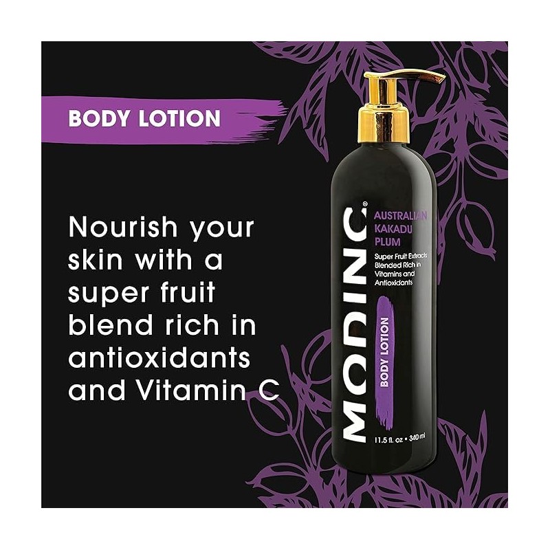MODINC Australian Kakadu Plum Body Lotion, Super Fruit Extract Blend,