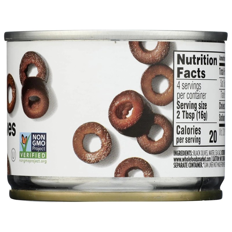 365 by Whole Foods Market, Ripe Sliced Olives, 2.25 Ounce