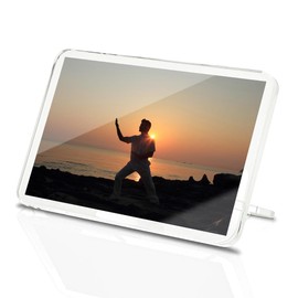 Classic Rectangle Magnet with Stand - Beach Thai Chi Calm Meditation - Fridge Locker Office Whiteboard Toolbox #50205