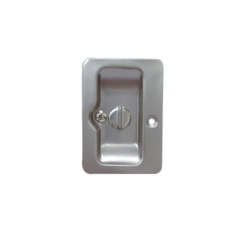 QCAA Premium Quality Solid Brass Rectangular Pocket Sliding Door Pull,