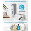 JEMISUN Automatic Liquid Soap Dispenser Touchless Soap Dispenser 380ml/12.8oz Rechargeable,