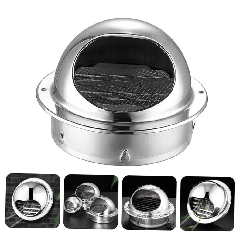 STOBOK Practical Range Hood Exhaust Cap Round Air Vent Cover