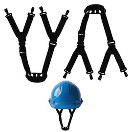2Pcs Hard Hat Chin Strap,Adjustable Safety Helmet Strap,Black Chin Strap for Hard Hat,Helmet Strap Compatible with Most Hard Hats