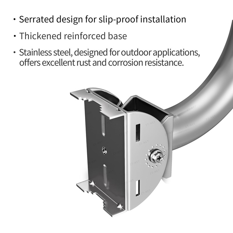 ZT-NET ZT-NET Universal Wireless Bridge Bracket Mount, Pole and Wall-Mounted